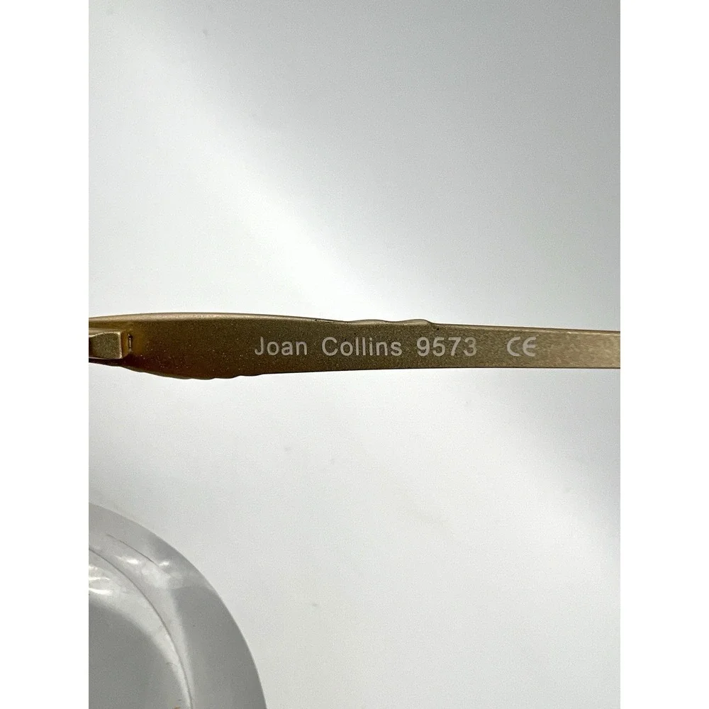 Joan Collins Womens Eyeglasses Sunglasses‎ Frame #9573 50/18/140 Gold